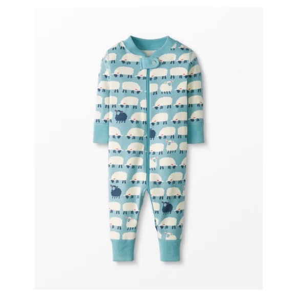 HANNA ANDERSON Baby Zip Sleeper in Organic Cotton - Picture 1 of 6